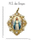 Colar Pérolas com Medalha Vintage Religiosa e Strass - loja online