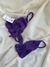 Corpiño Bikini Cangrejo Texturada (Violeta) - comprar online