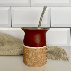 MATE ALPACA BASE CUERO CRUDO