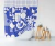 Cortina Mosaico Azul - comprar online