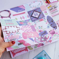 Block Scrap 25x25 cm 24 H + Die Cutes en internet