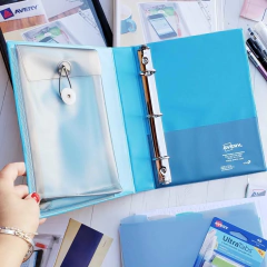 Carpeta Planner Small 3 aros , Cubierta Cristal y .. Avery 23023 - Zona Papel
