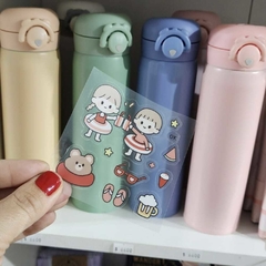 Termo Pastel Con stickers 450 ml c/u - comprar online