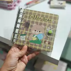 Libreta Mini Binder Coffee Bear FED 27106