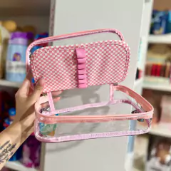Cartuchera Organizador Cristal Cuadrillé CAO181 - comprar online