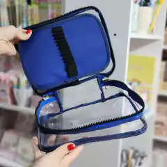 Cartuchera Cristal XXL Azul Limax - tienda online