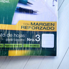 Repuesto Escolar N°3 Éxito 96 Hojas margen Reforzado - comprar online