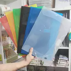 Carpeta 3 Solapa Oficio Trnaslucidas Rideo 0163 c/u