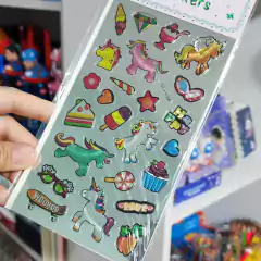 Stickers Metalizados Tramados FED 27321 c/u - Zona Papel