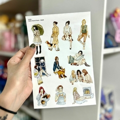 Stickers Girls "Home Sweet Home" Noel 9030