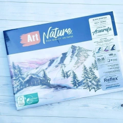 Block P/ Acuarela 180 g Art Nature 25 x 35 20 H Plantec (13782)