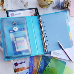 Carpeta Planner Small 3 aros , Cubierta Cristal y .. Avery 23023 - comprar online