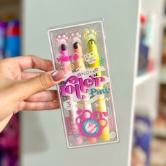 Set x 3 Roller Paw Sellito + Resaltador Glitter Wero 4123