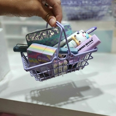 Mini Canasto De Compras Cute Metal