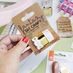 Washi Tape Set x 3 Gold Dorado Ibi 055 798