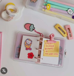 Carpeta Mini Binder Libreta 3 Ganchos + Hojas + 3 Folios - Zona Papel