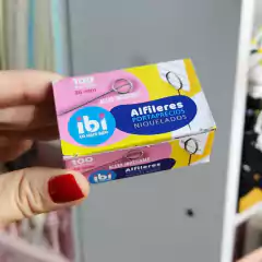 Alfileres Portaprecios Acero Inoxi. x 100 Ibi 120010