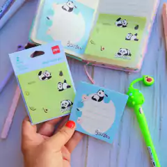 Notas Adhesivas Oso Panda x 60 H Deli AO41 - comprar online