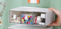 Organizador 3 Cajones Conejo Blanco Apilable - comprar online