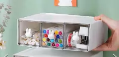 Organizador 3 Cajones Conejo Blanco Apilable - comprar online