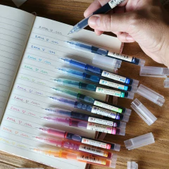 Lapicera Tinta Roller x 12 Colores Zuixua