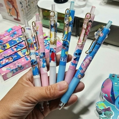 Lapicera Stitch Gel Con Clip y Grip de Goma c/u