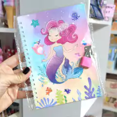 Diario Intimo Con Candado Sirena