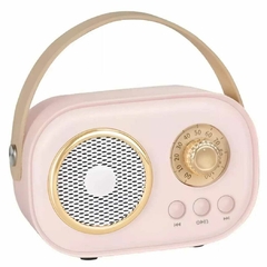 Parlante Vintage Bluethooth Pink Ibi 970200