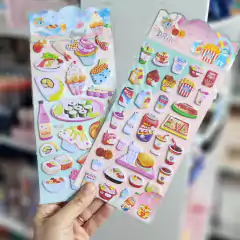 Stickers Comidas en Relieve FED 25623 c/u