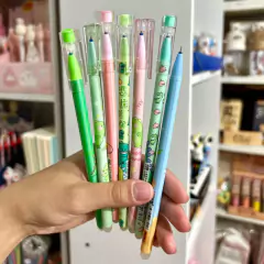 Lapicera Borrable Punta 0.5 mm Kawaii Dinosaurio c/u