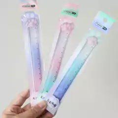 Regla Glitter Cat Paw Sea Colors 15 cm CH Z 023 c/u en internet