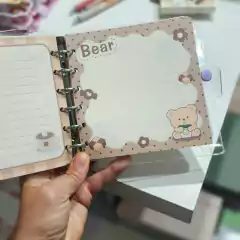 Imagen de Libreta Mini Binder Coffee Bear FED 27106