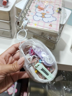 Imagen de Mini Estuche Transparente c/Cierre Para Cargador ó Varios c/u