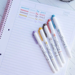 Marcadores Zebra Mildliner x 5 Col Warm Hey 304057 - tienda online