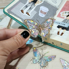 Stickers Pet Mariposas Holo Crystal MO-Car - Zona Papel