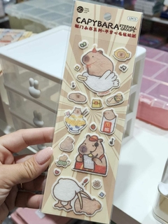 Stickers Afelpados Capybara CHZ 1574 c/u - Zona Papel