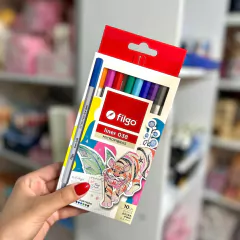 Microfibras x 10 Colores Filgo 0.4 mm