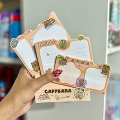Notas Adhesivas Capybara x 3 Blocks Cute - tienda online