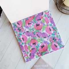 Block Origami Botanical x 120 h 80 g 15 x 15 cm Felicidad - Zona Papel