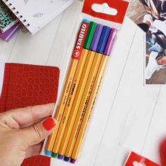 Microfibras Point 88 Stabilo paq x 5 - comprar online