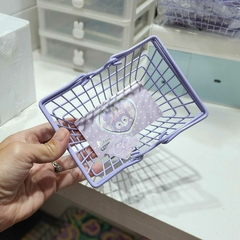 Mini Canasto De Compras Cute Metal - Zona Papel