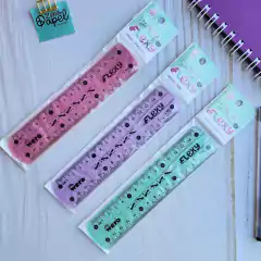 Regla Flexible 15 cm Pastel Wero WE3110 C/U