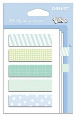 Notas Adhesivas Señaladoras Diseño Deli 25930 c/u en internet