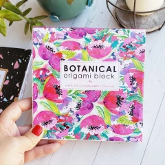 Block Origami Botanical x 120 h 80 g 15 x 15 cm Felicidad