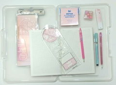 Box Drawing Con Regla Multifunción Rosa en internet