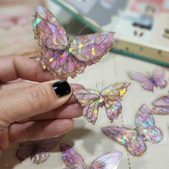 Stickers Pet Mariposas Holo Crystal MO-Car - comprar online