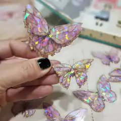 Stickers Pet Mariposas Holo Crystal MO-Car - comprar online