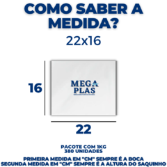Saco plástico para lanche diversas medidas - loja online