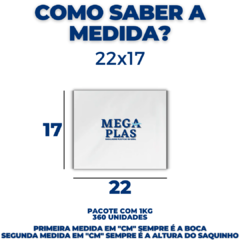 Imagem do Saco plástico para lanche diversas medidas