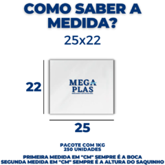 Saco plástico para lanche diversas medidas - MEGA PLÁS DISTRIBUIDORA